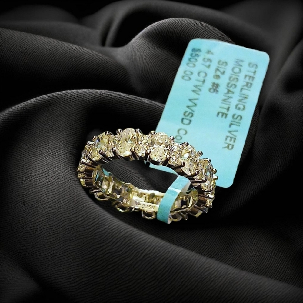 925 Moissanite Ring